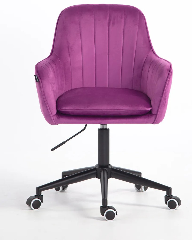 HR2022K Fucsia din Catifea Bază Neagră
