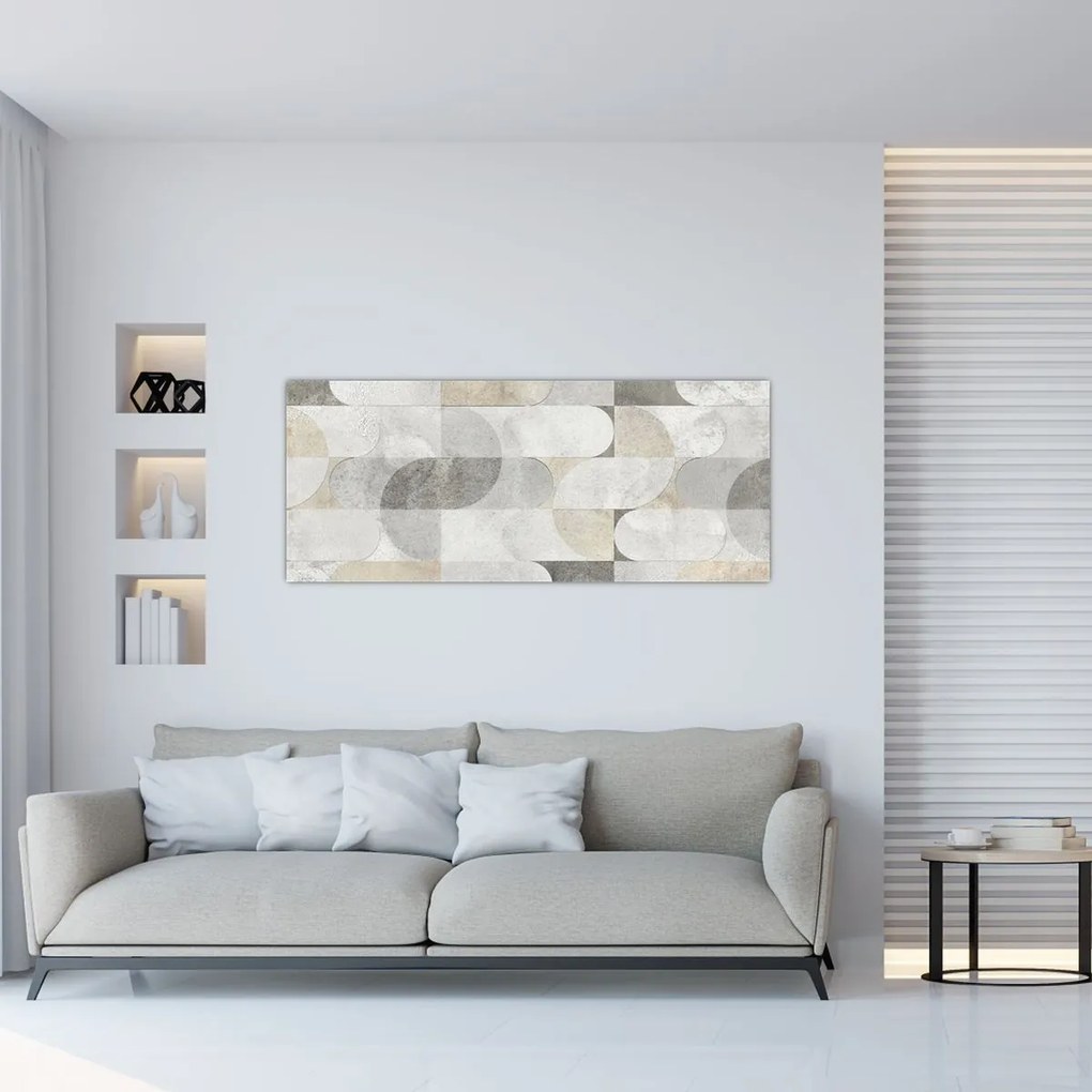 Tablou - Placi de faianță (120x50 cm)