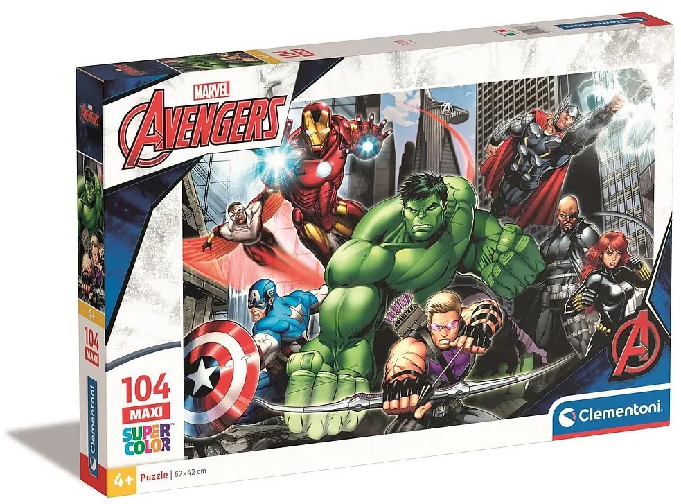 Avengers Hawkeye Puzzle maxi de 104 piese Clementoni