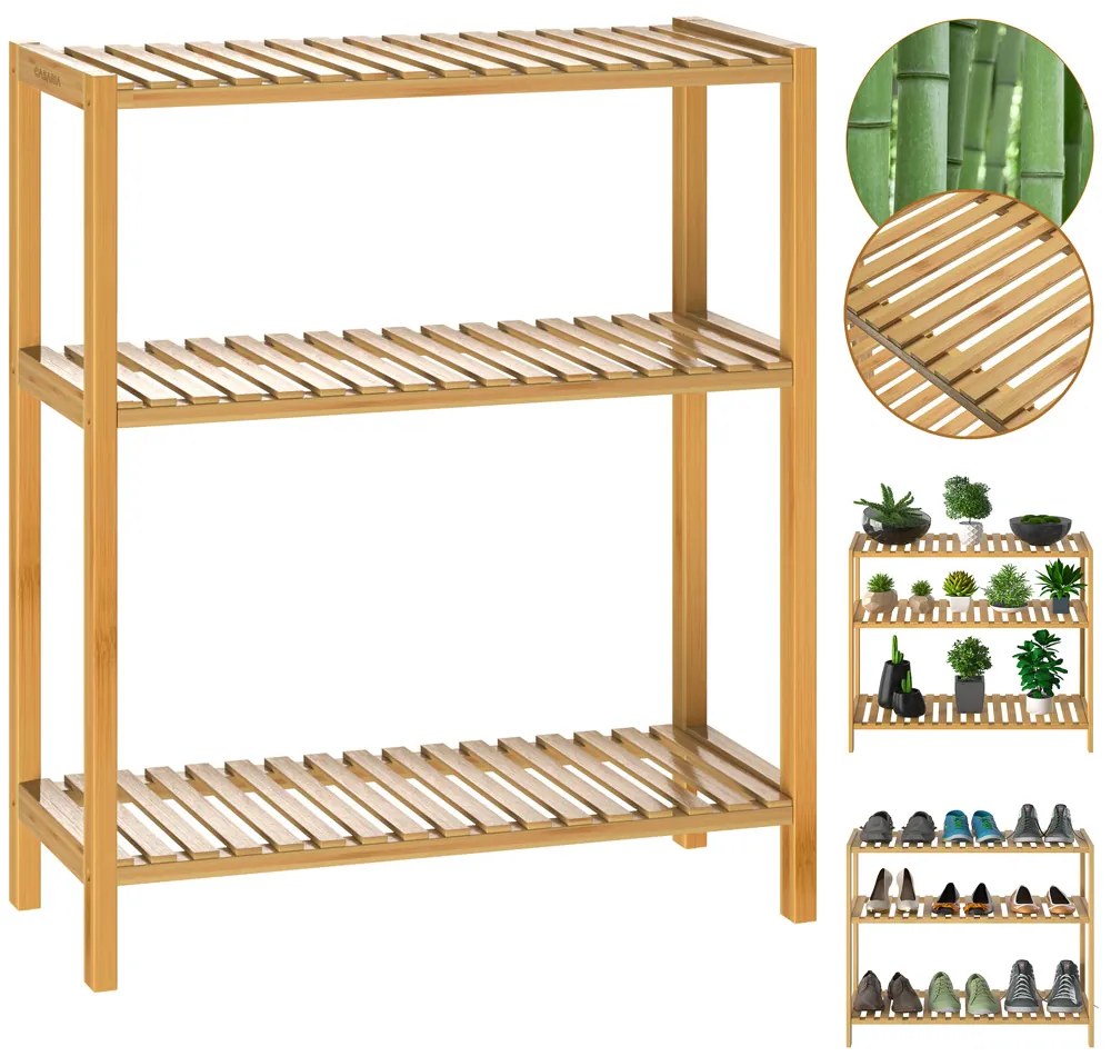 Deuba Raft din bambus - 66x58x26 cm