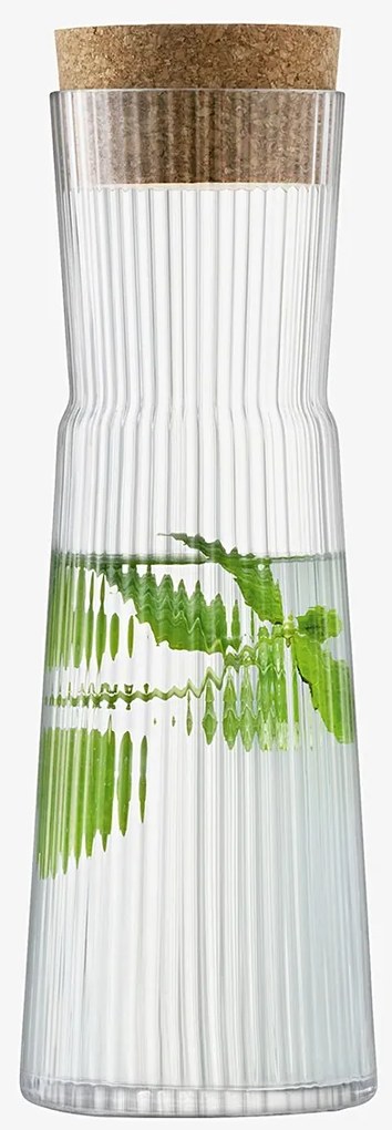 Carafă & dop de plută, Gio, 1.35 L, transparentă - LSA International