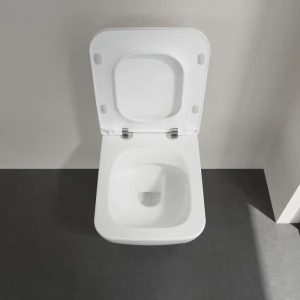 Villeroy & Boch 4611RLR1 - WC suspendat VENTICELLO, ceramică, albă, cu capac SoftClose