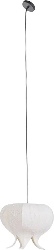 Lustră suspendată din hârtie și oțel, 28,5 x 35,5 cm, „Senlis”