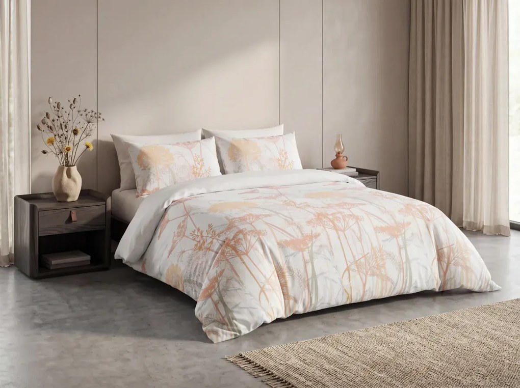 Lenjerie de pat din bumbac Renforcé CARAWAY crem Dimensiune lenjerie de pat: 70 x 90 cm | 140 x 200 cm