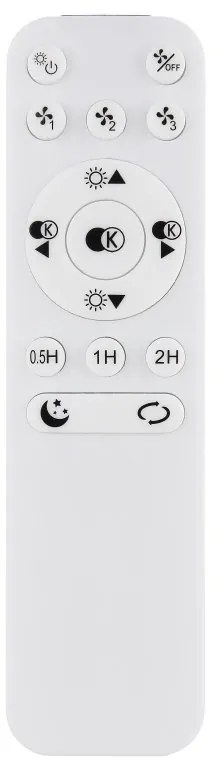 Lustra LED cu ventilator si telecomanda CORUSSO