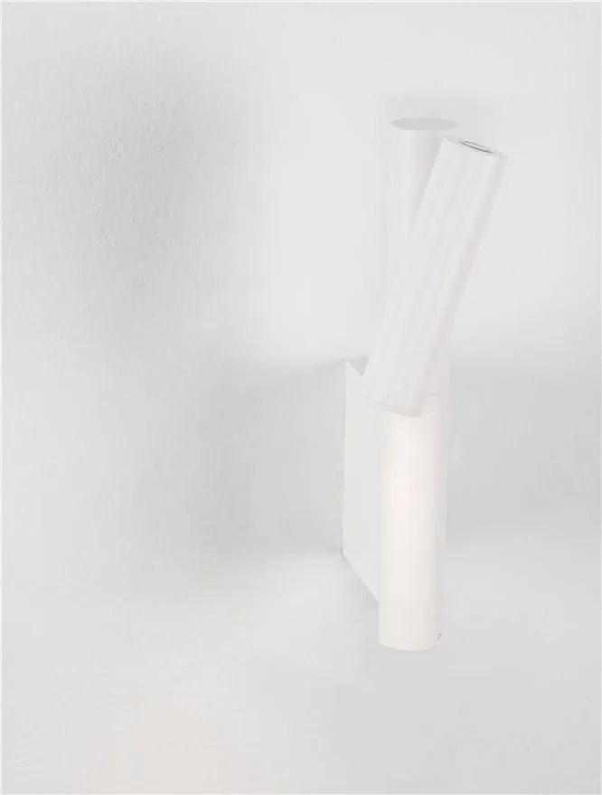 Aplica cu spot LED directionabil stil minimalist ARCO alb