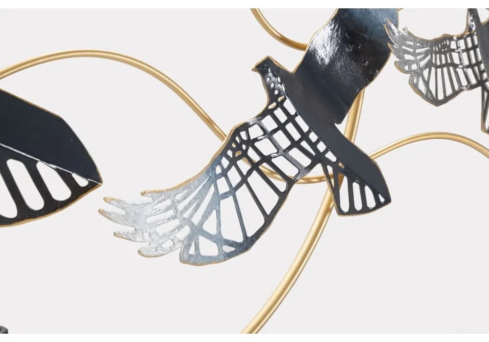 Decorațiune de perete din metal 91x50 cm Birds – Mauro Ferretti