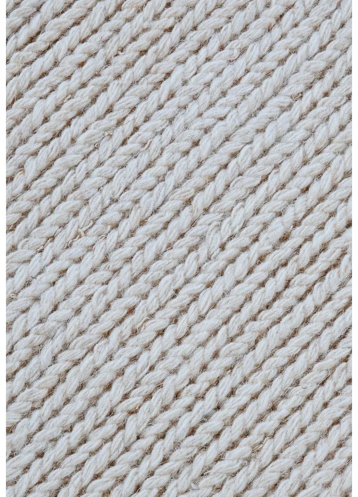 Covor alb țesut manual rotund din lână ø 160 cm Francois – Villeroy&amp;Boch