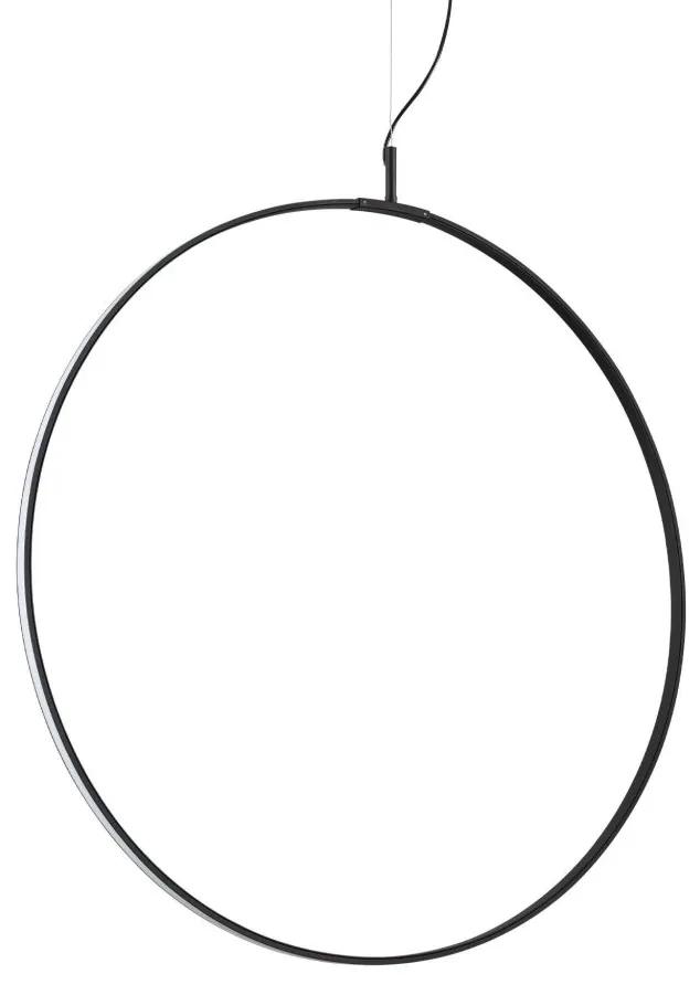 Lustra / Pendul LED suspendata design modern circular Circus sp d74 negra