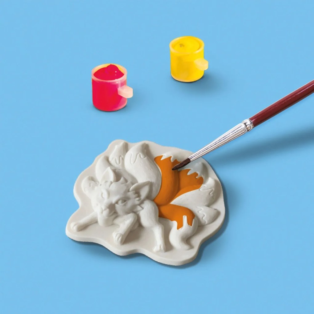 Set creativ de copii cu mulaj si pictura - Creaturi mitice