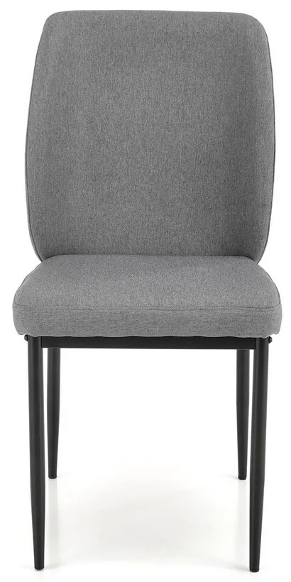 Set de sufragerie Jasper 4+1, gri/negru