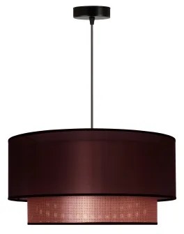 Lustră pe cablu COPPER Duolla SHINY 1xE27/15W/230V d. 45 cm maro/cupru