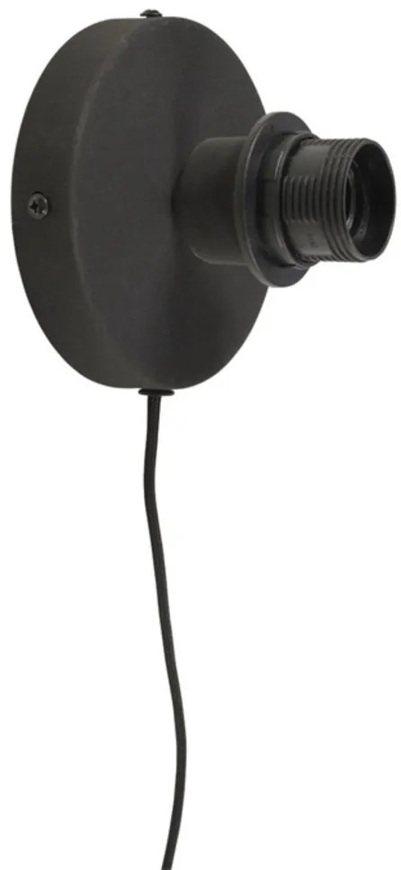 Aplica eco din bambus Cango negru, 60x25cm