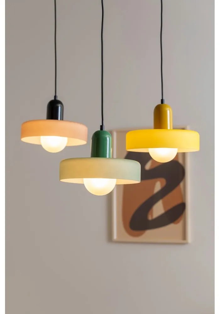 Lustră galbenă ø 25 cm Opaco Grato – Leitmotiv