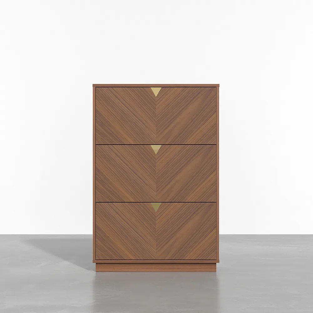 Dulap pentru încălțăminte - culoare: nuc stil mid-century conține 20 de perechi DEPRIMO 43144 by Deprimo