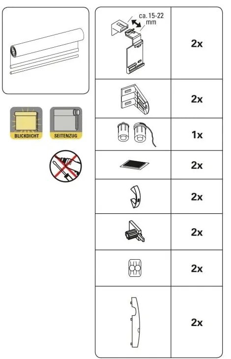 Jaluzea gri închis 42,5x150 cm Mini Termo – Gardinia