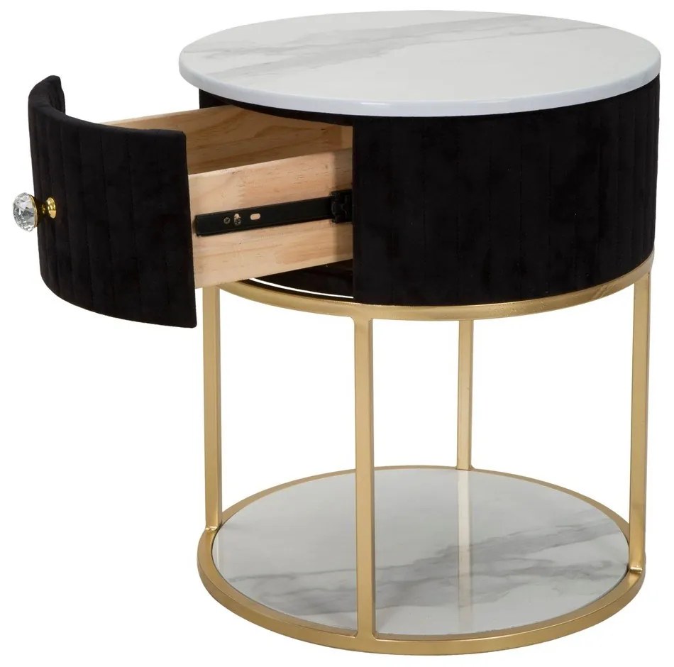 Noptieră negru-auriu Montpellier – Mauro Ferretti