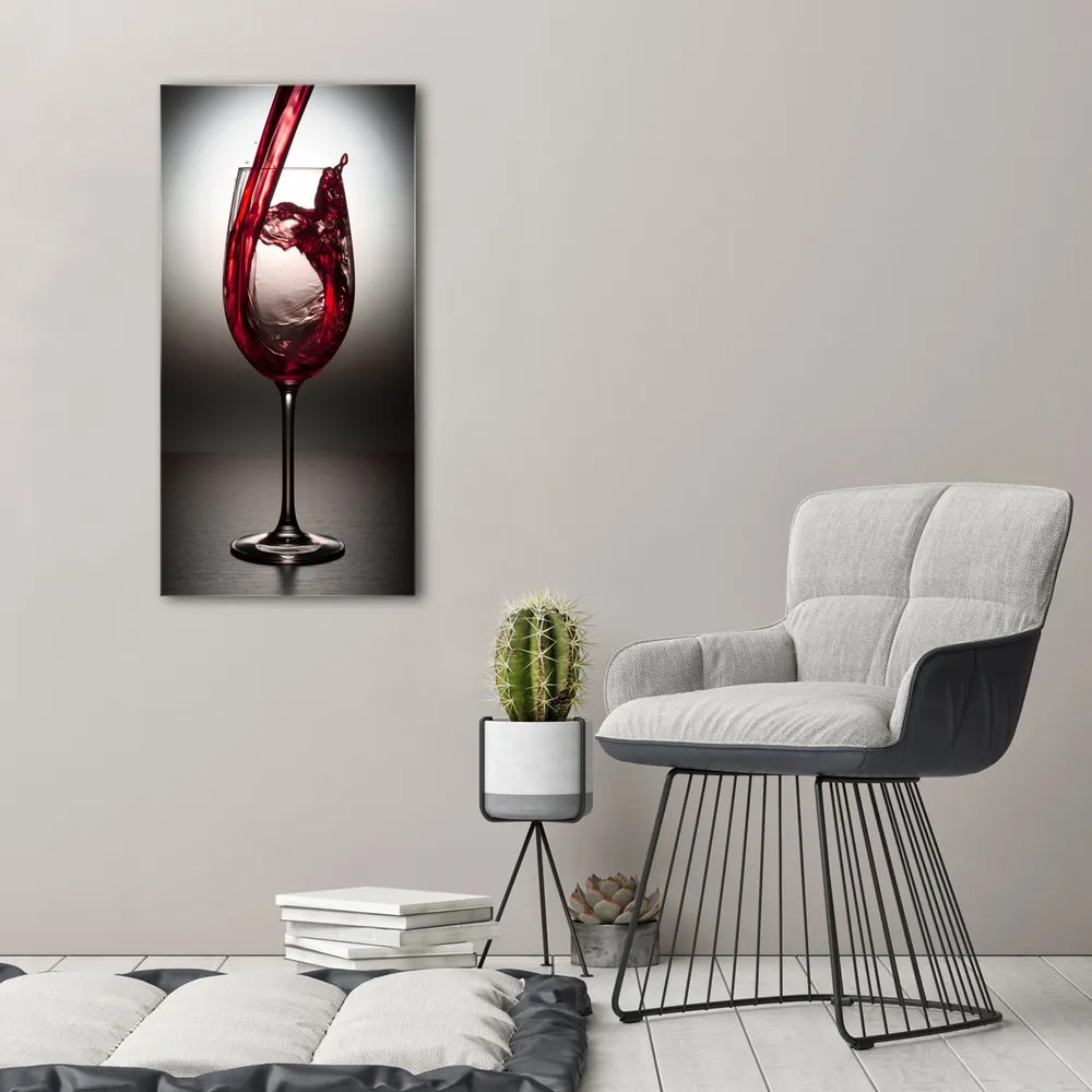 Tablou pe pânză canvas Vin rosu