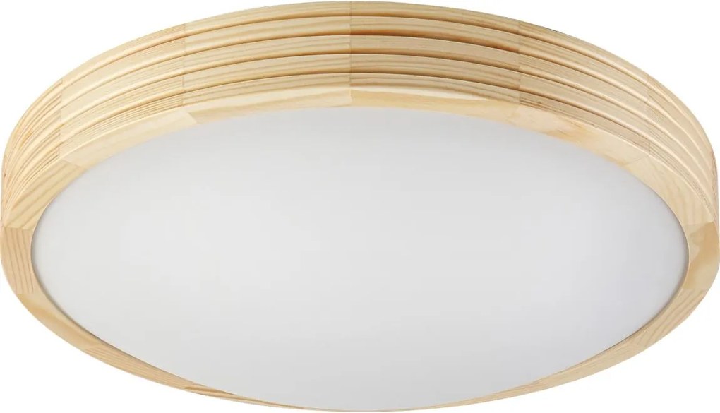 Plafonieră NATURAL MODERN SLIM 2xE27/15W/230V Ø 37,5 cm pin