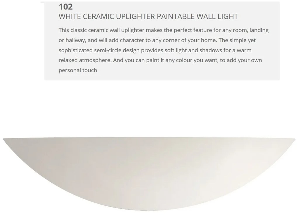 Aplica de perete stil clasic ceramica Wall 102 SRT