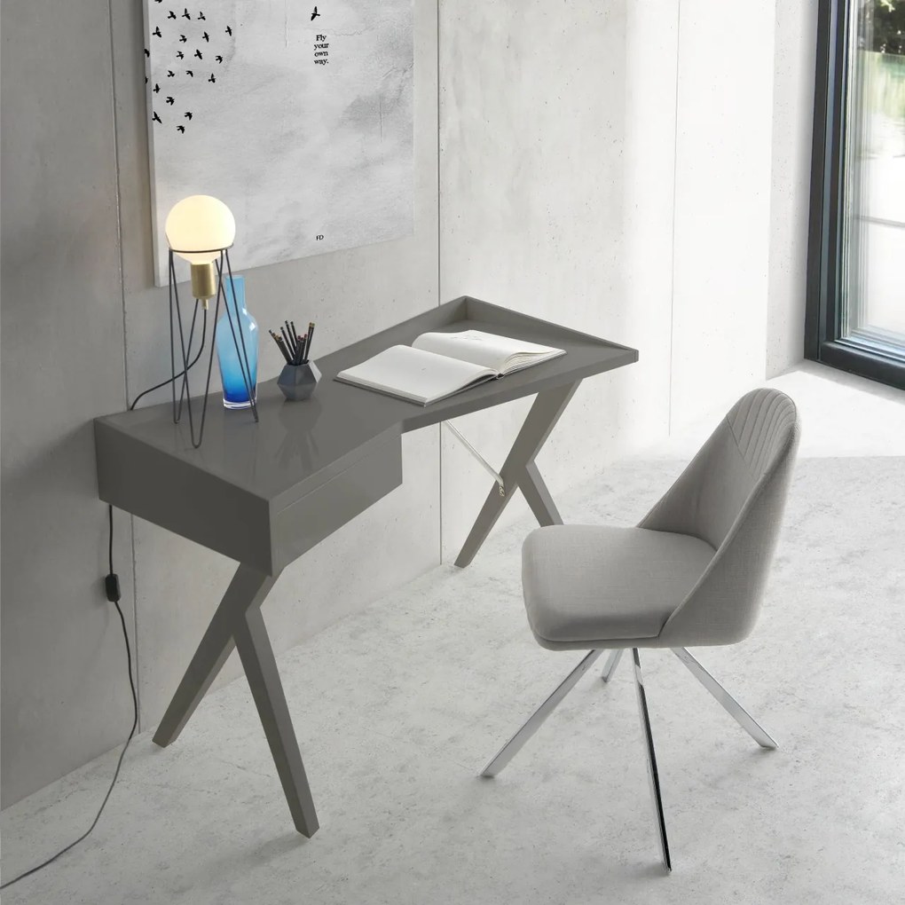 Scaun pivotant tapitat design italian Dublin AC-F3216