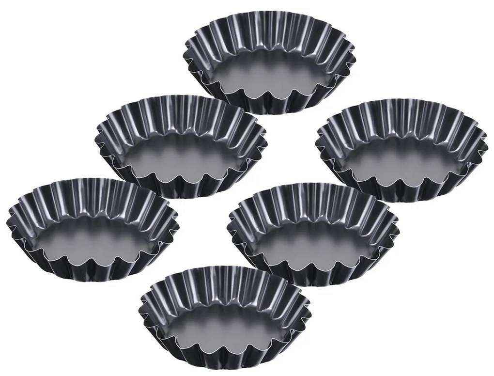 Formă de tartele Orion 9 cm, 6 buc., S
