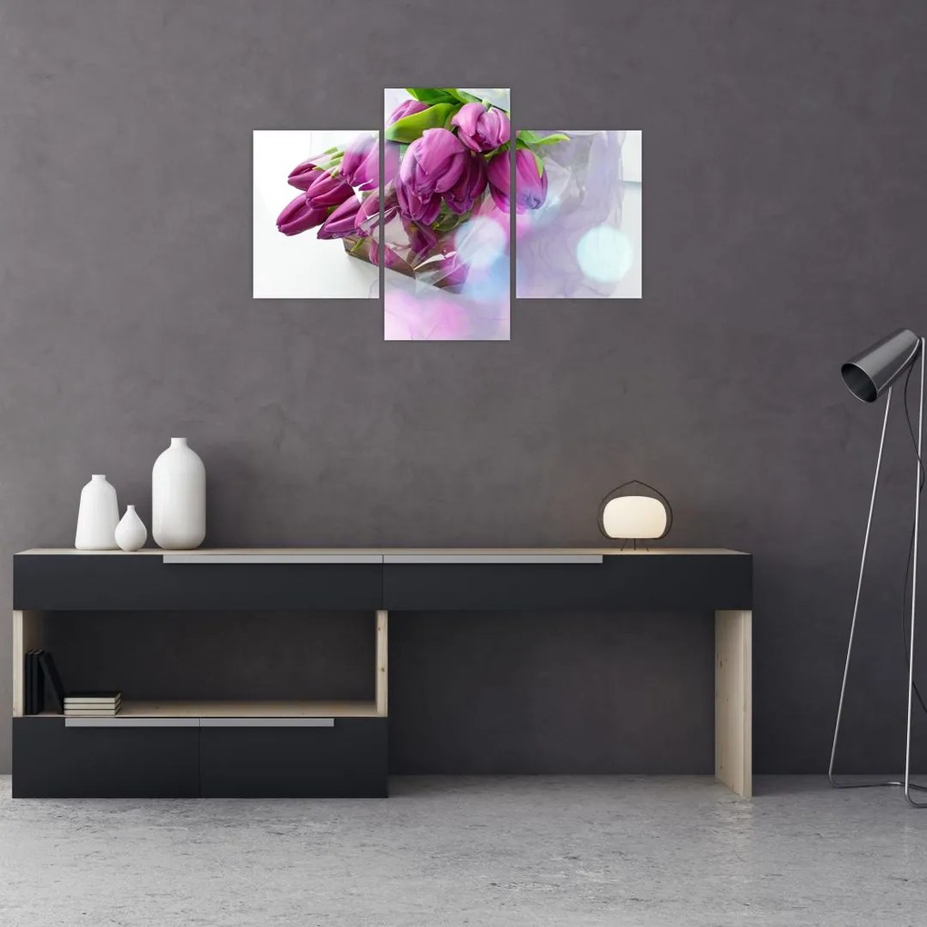 Tablou - buchet de lalele (90x60 cm)
