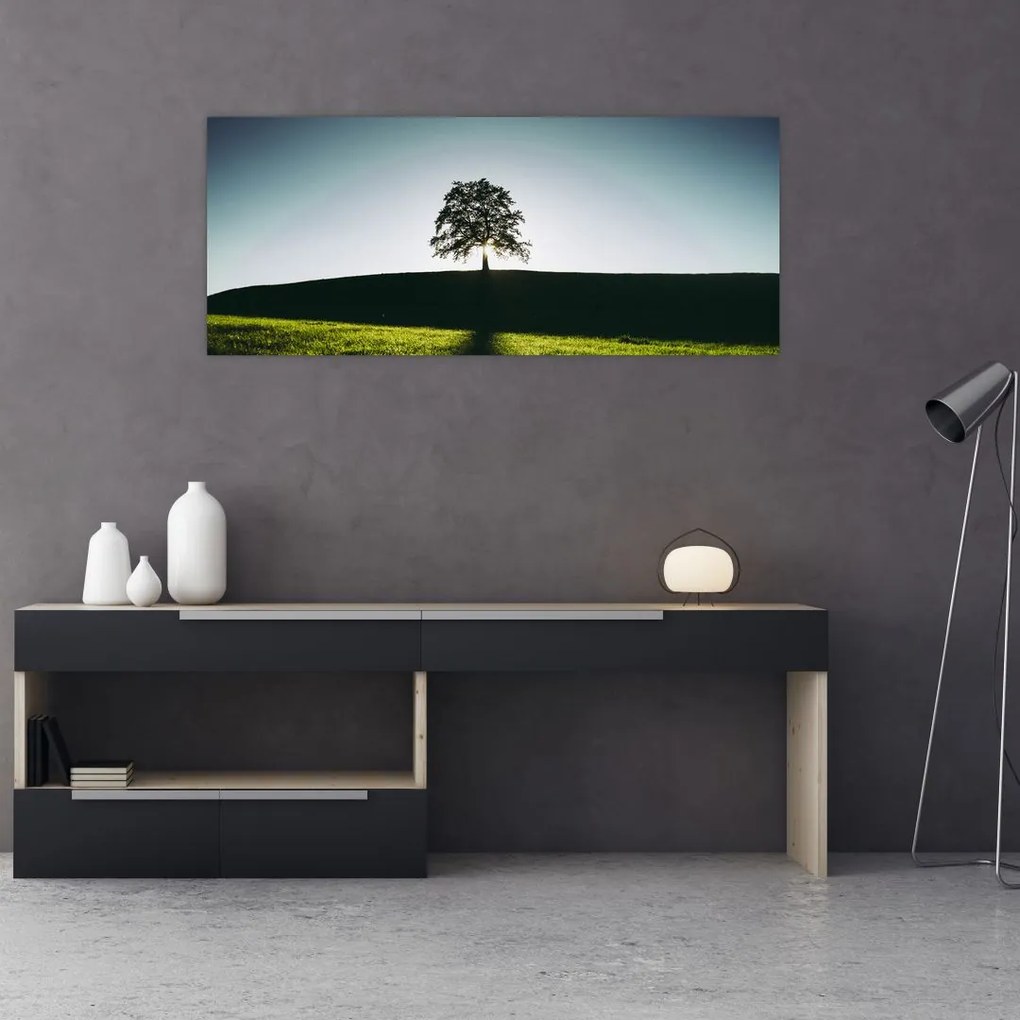 Tablou cu natura - copac (120x50 cm)
