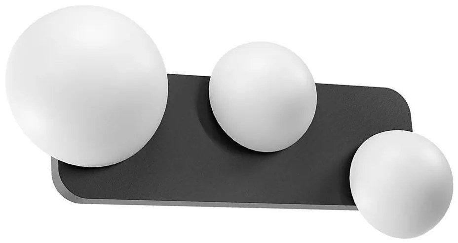 Redo 01-4330 - Aplica LED de perete LUMIEN 3xLED/18W/230V 2700/3000K negru