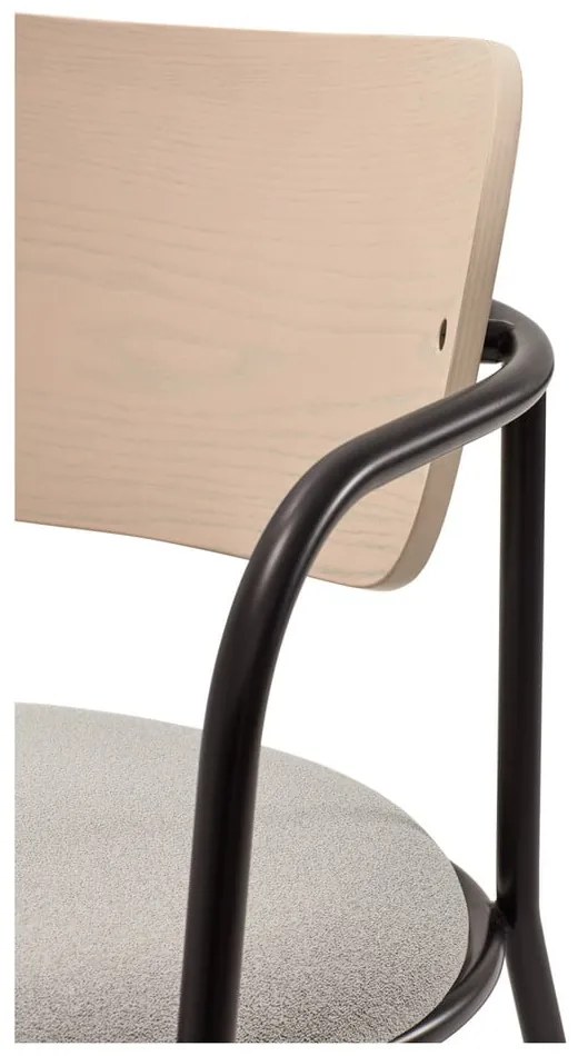 Fotoliu gri deschis în decor de frasin Eclipse - Teulat