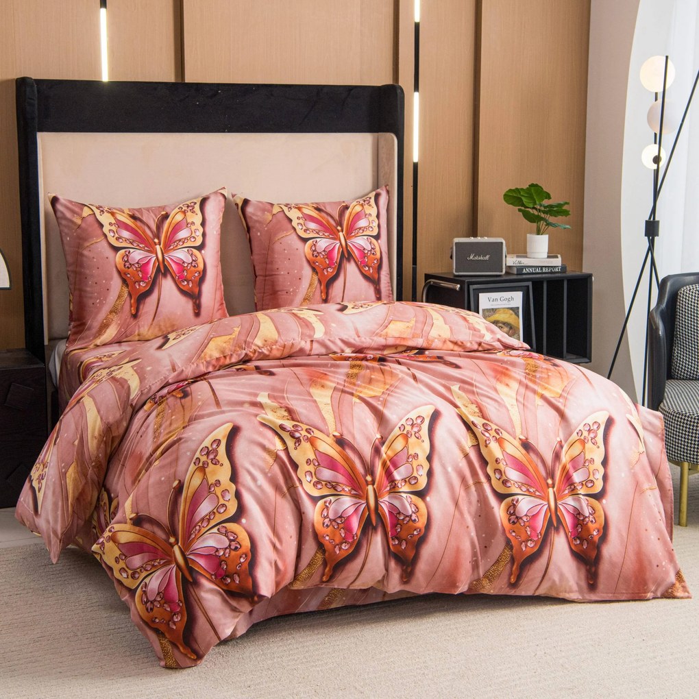 Lenjerie de pat din microfibra MONARELLE roz Dimensiune lenjerie de pat: 70 x 80 cm | 140 x 200 cm