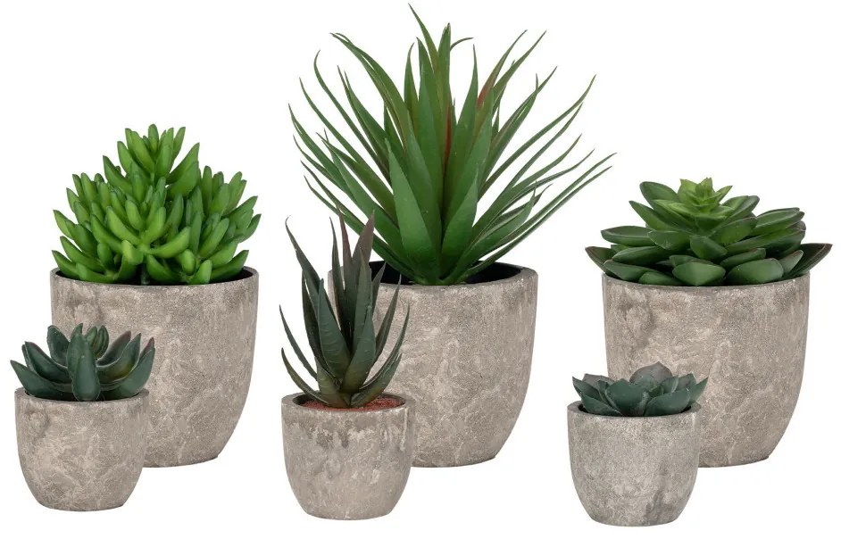 Set de plante artificiale Spello, 150 bucăți, 60 bucăți 9 cm și 90 bucăți 6 cm