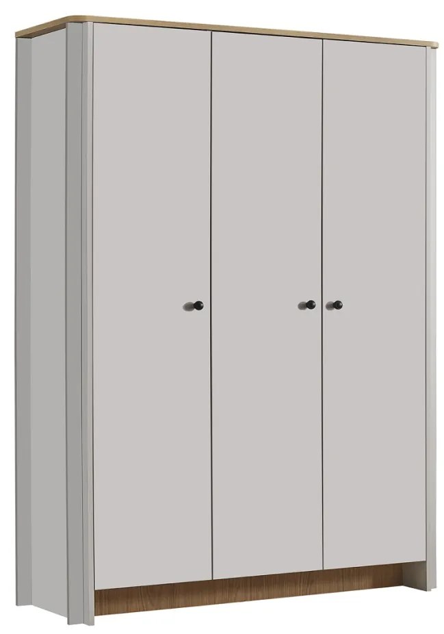 Dulap copii 3 usi Sirius ,   mobilier modern pentru camera copiilor, 139x57x200 cm