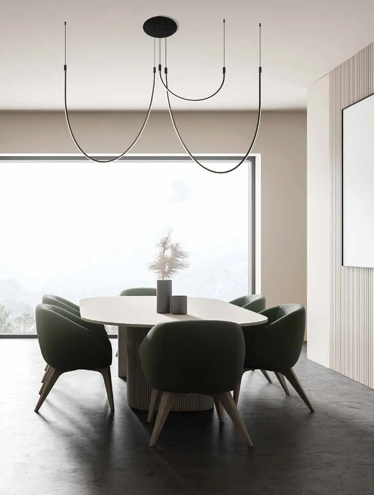 Pendul LED design decorativ modern Tube L-110cm