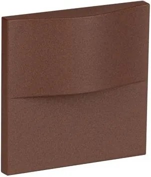 Spot aplicat perete exterior LED 3000K IP65 FLAC corten