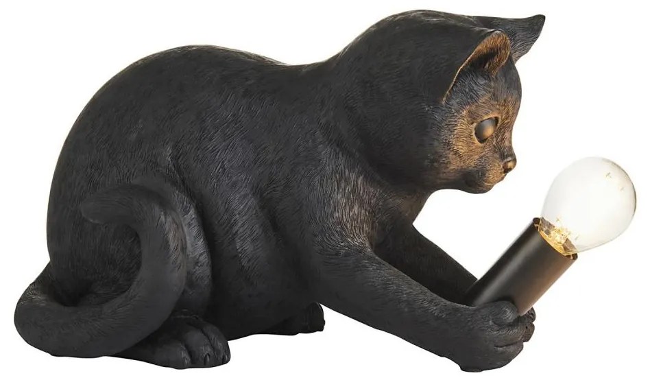 Lampă de masă Endon 107390 KITTEN 1xE14/7W/230V negru