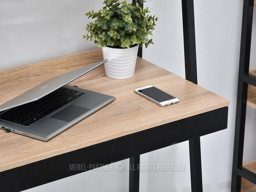 Masă PC Boge B (stejar + negru). 1109729