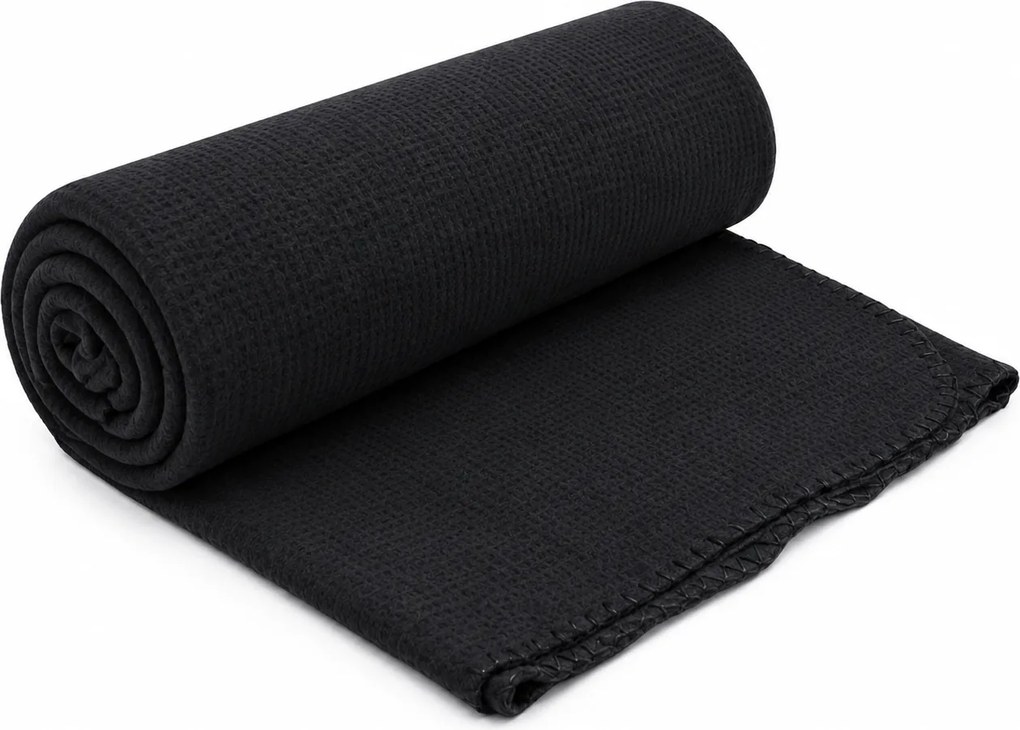 Patura din fleece VELINA, neagra Dimensiune: 150 x 200 cm