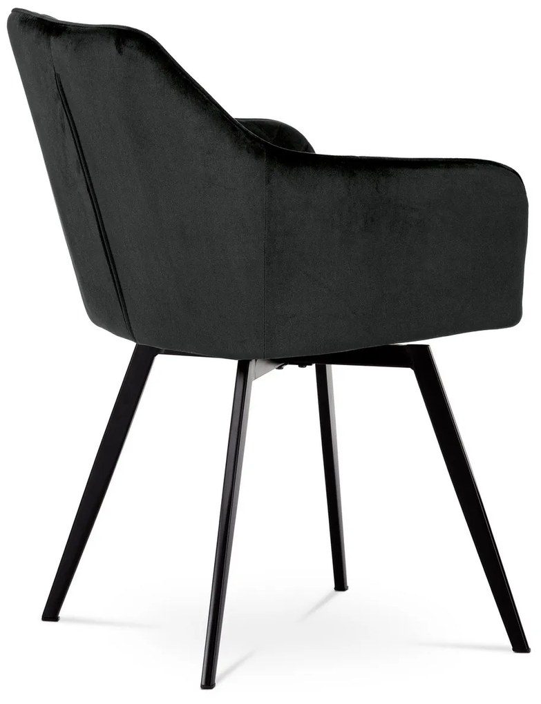 Set de scaune de sufragerie DCH-425 BK4, 2 buc.