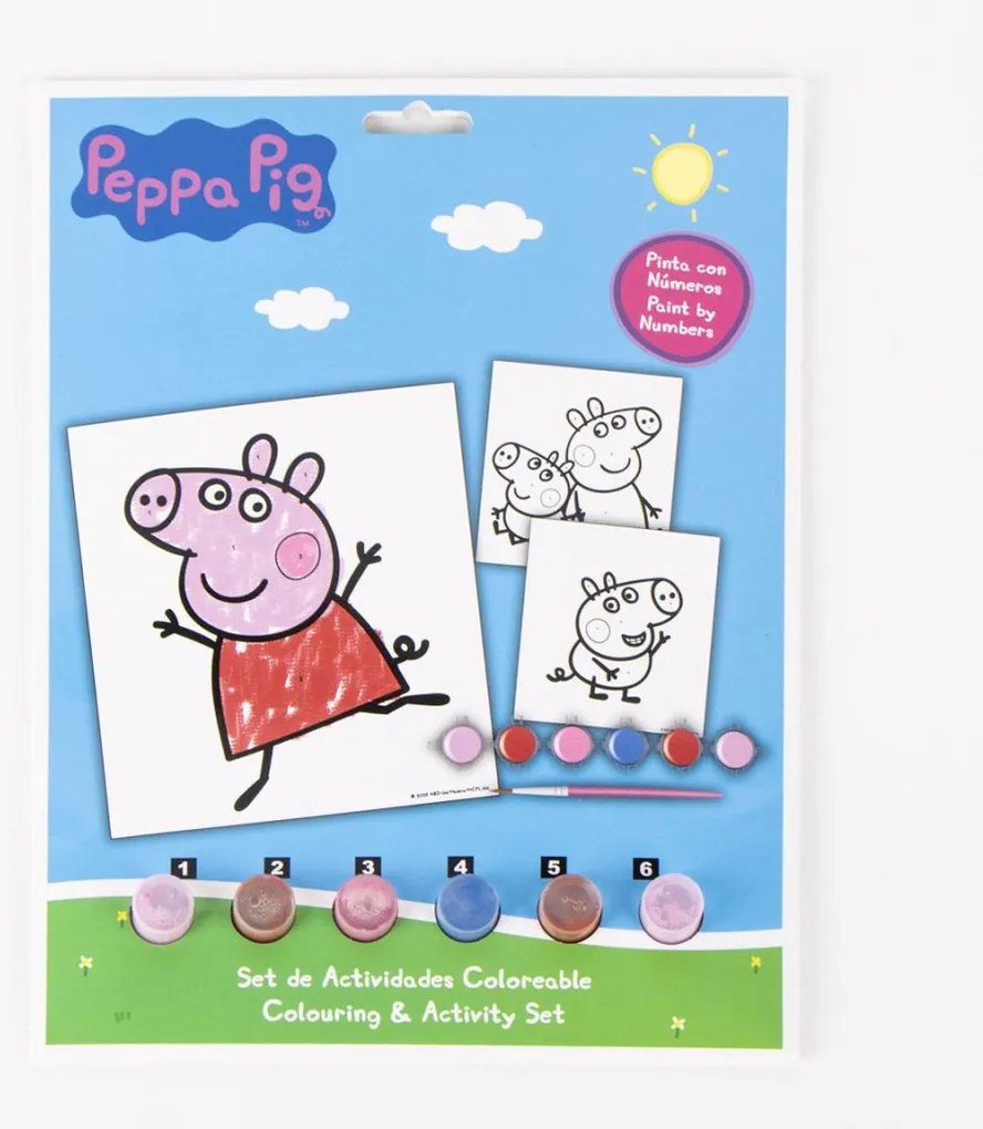 Purcelușa Peppa Fun set de pictură cu numere