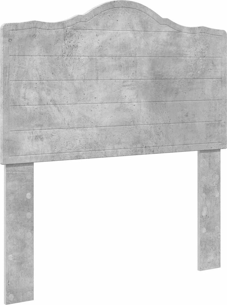 vidaXL Tăblie cap Gri din beton 75 cm Lemn compozit