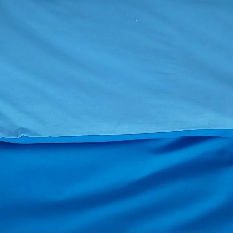 Lenjerie de pat din bumbac B.E.S. Petrovice Doubleface cobalt/albastru, 220 x 200 cm, 2buc70 x 90 cm