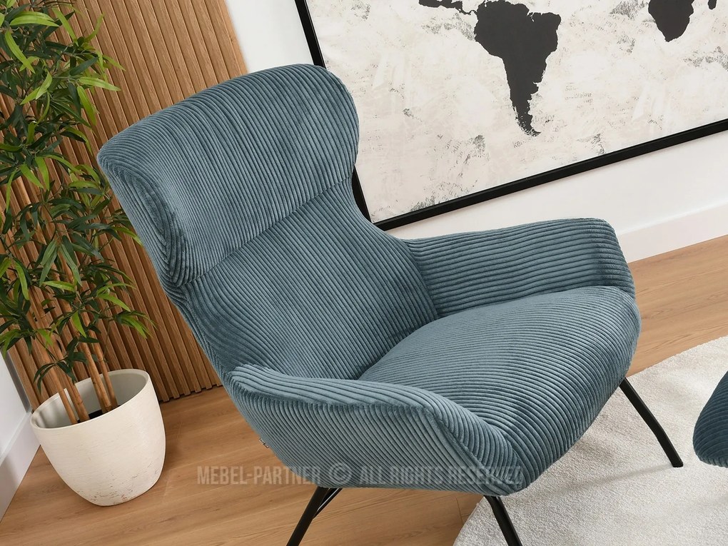Fotoliu Condor (turcoaz + negru). Promo -7%. 1109989