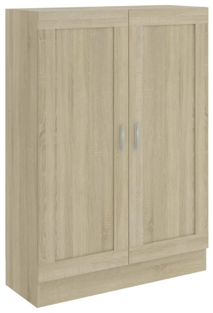 802717 vidaXL Bibliotecă, stejar sonoma, 82,5 x 30,5 x 115 cm, lemn prelucrat