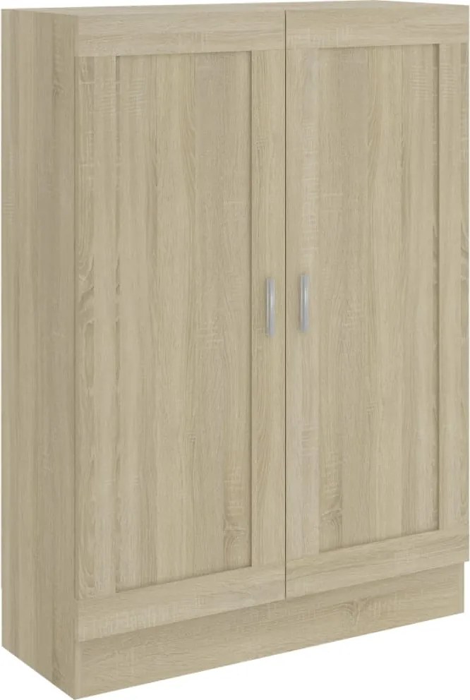 vidaXL Bibliotecă, stejar sonoma, 82,5 x 30,5 x 115 cm, lemn prelucrat