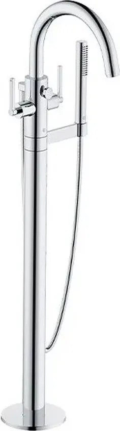 Baterie cada - dus freestanding Kludi Nova Fonte Puristic crom lucios