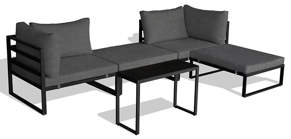 Set mobilier de grădină Adicionales (antracit + gri închis) (pentru 4 persoane). 1121229