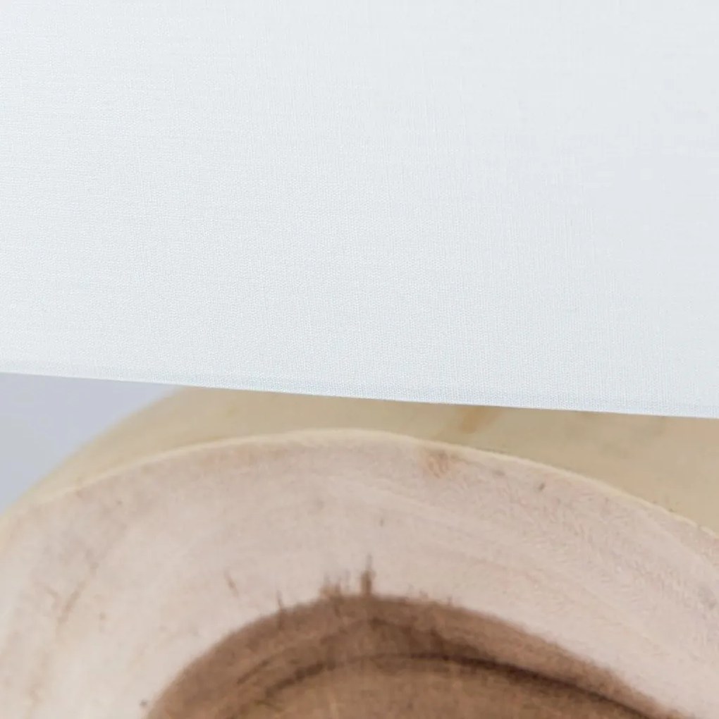 Veioza/Lampa de masa lemn stil rustic NATHAN