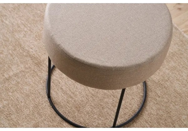 Taburet RELO, diametru 40 cm, bej