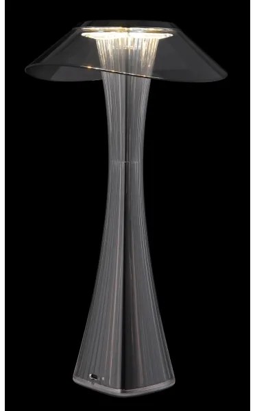 Lampă LED reîncărcabilă dimabilă de masă Globo 21025S AMBRA LED/2,5W/3,7V 2700K/4500K/6500K negru